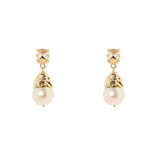 Orecchini cristallo perla pendente Daphne - Oro - Sodini Bijoux