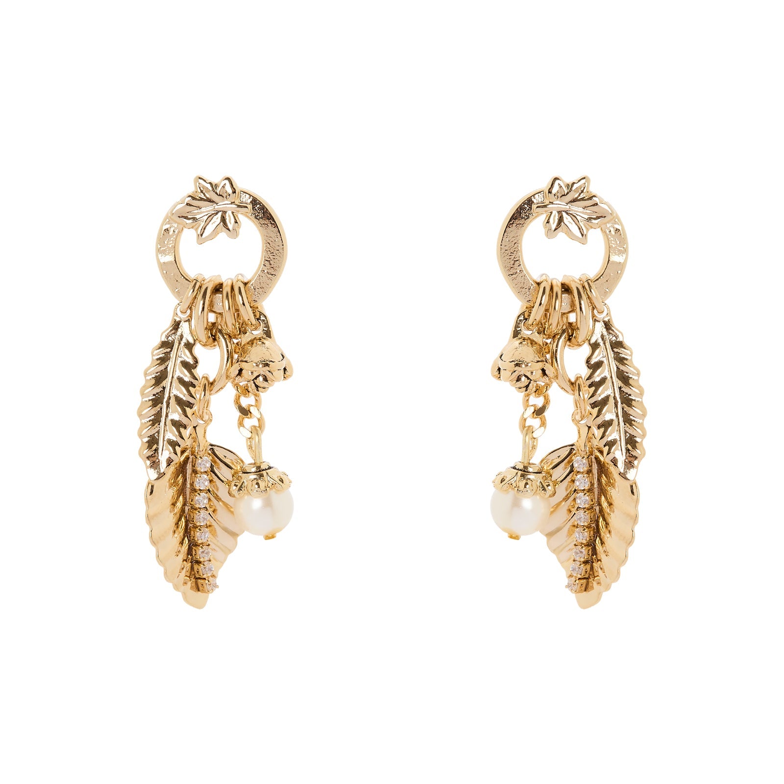 Orecchini cerchietto e pendenti Daphne - Oro - Sodini Bijoux