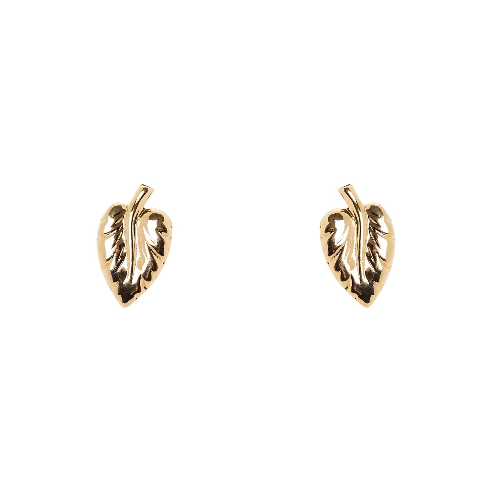 Orecchini foglia Daphne - Oro - Sodini Bijoux