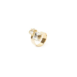 Anello contrariè cristalli Daphne - Oro - Sodini Bijoux