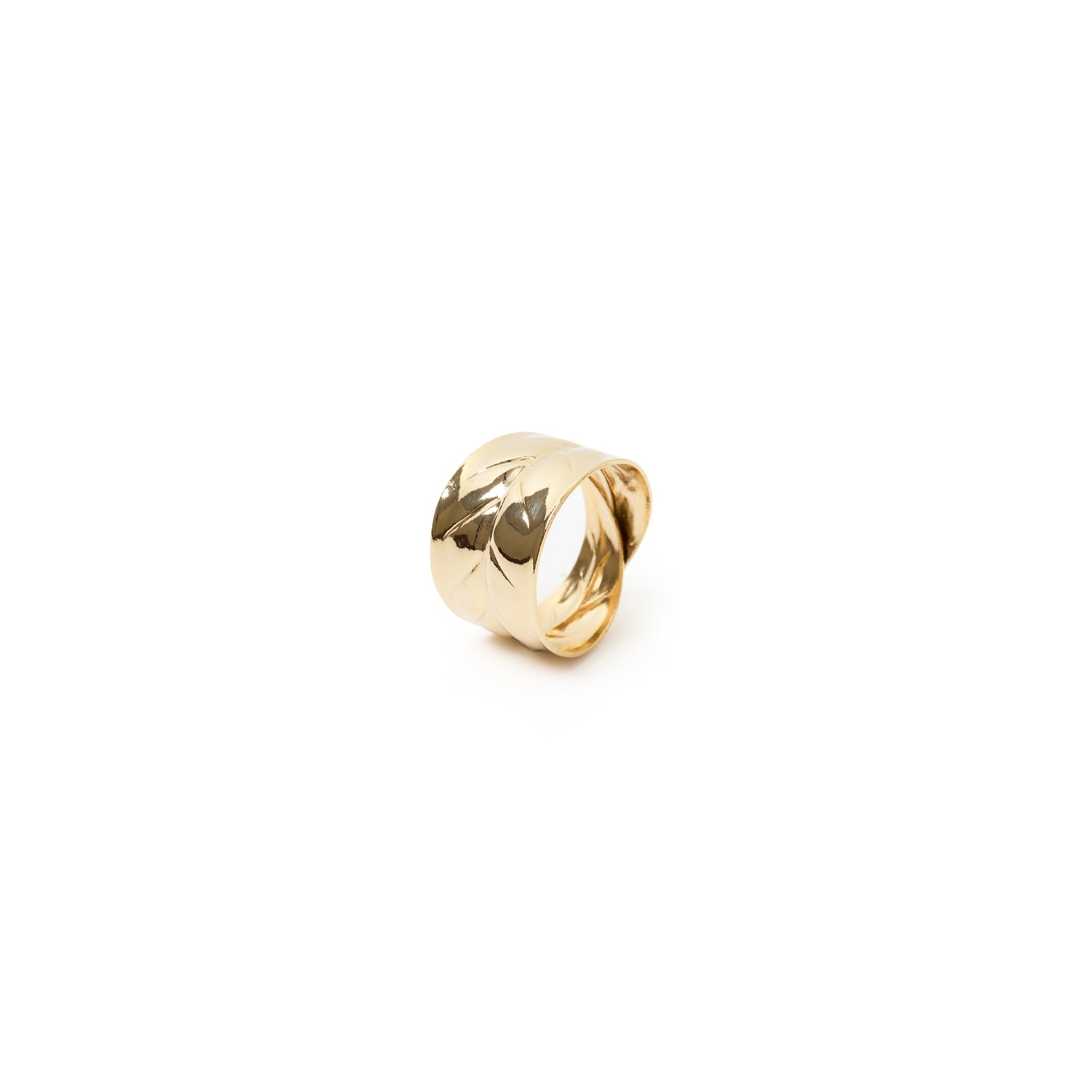 Anello foglia avvolgente Daphne - Oro - Sodini Bijoux