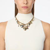 Collana corta cuori croci pendenti Naos - Oro - Sodini Bijoux
