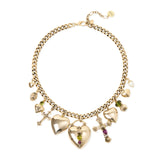 Collana corta cuori croci pendenti Naos - Oro - Sodini Bijoux