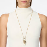 Collana lunga cerchio pendenti Naos - Oro - Sodini Bijoux