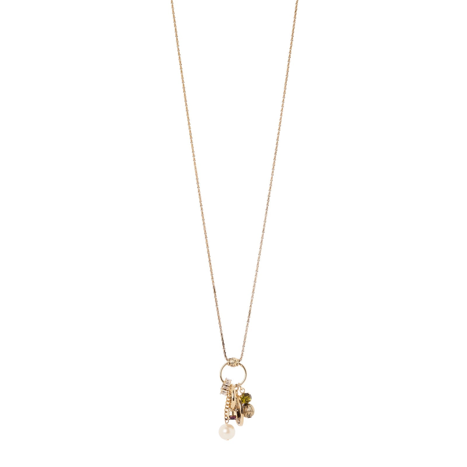 Collana lunga cerchio pendenti Naos - Oro - Sodini Bijoux