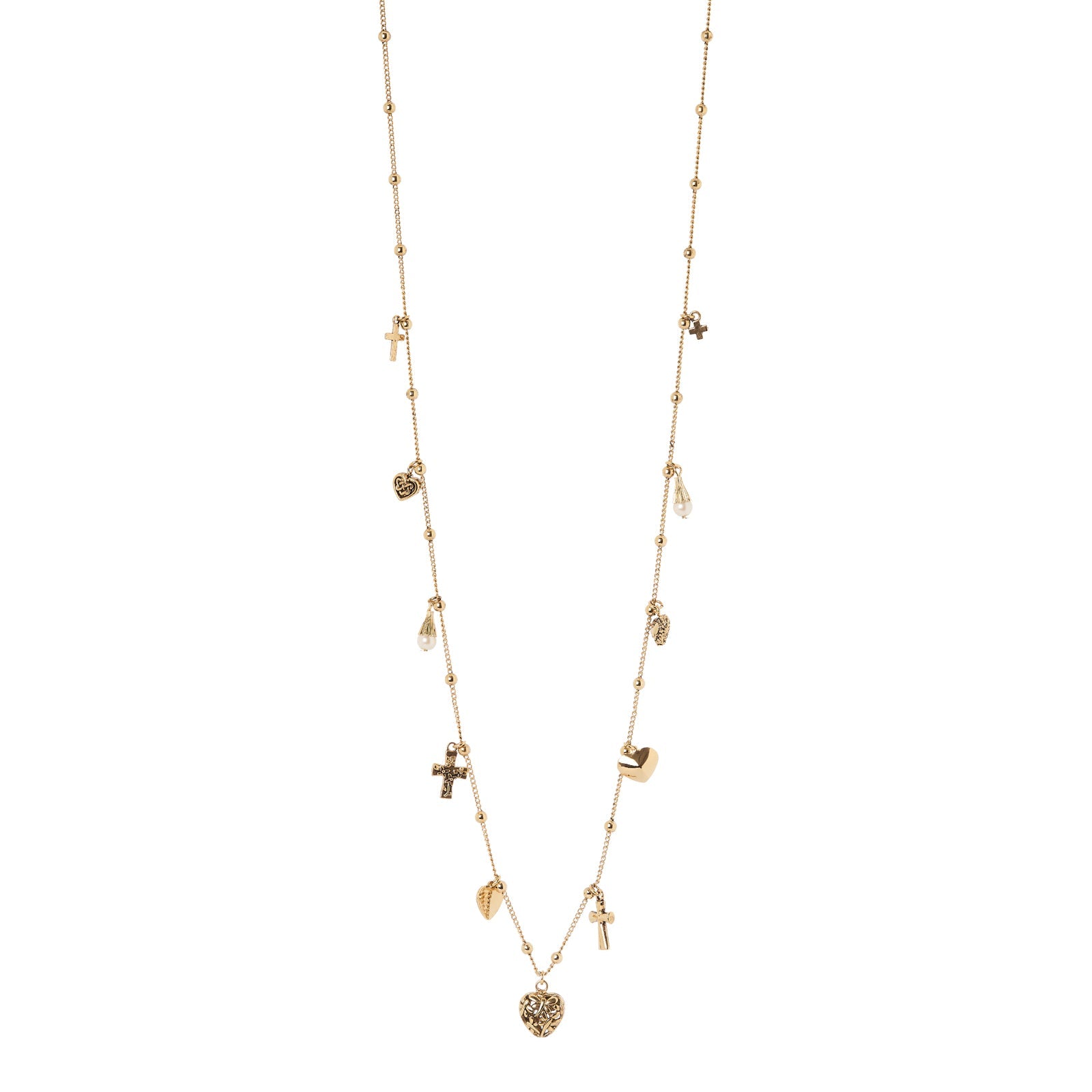 Collana lunga sottile mini pendenti Naos - Oro - Sodini Bijoux