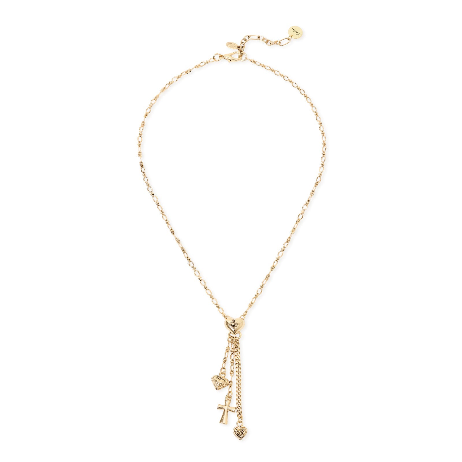 Collana corta tre pendenti Naos - Oro - Sodini Bijoux