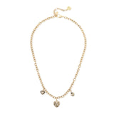 Collana tre cuori pendenti Naos - Oro - Sodini Bijoux