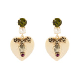 Orecchini cuore pendente Naos - Oro - Sodini Bijoux