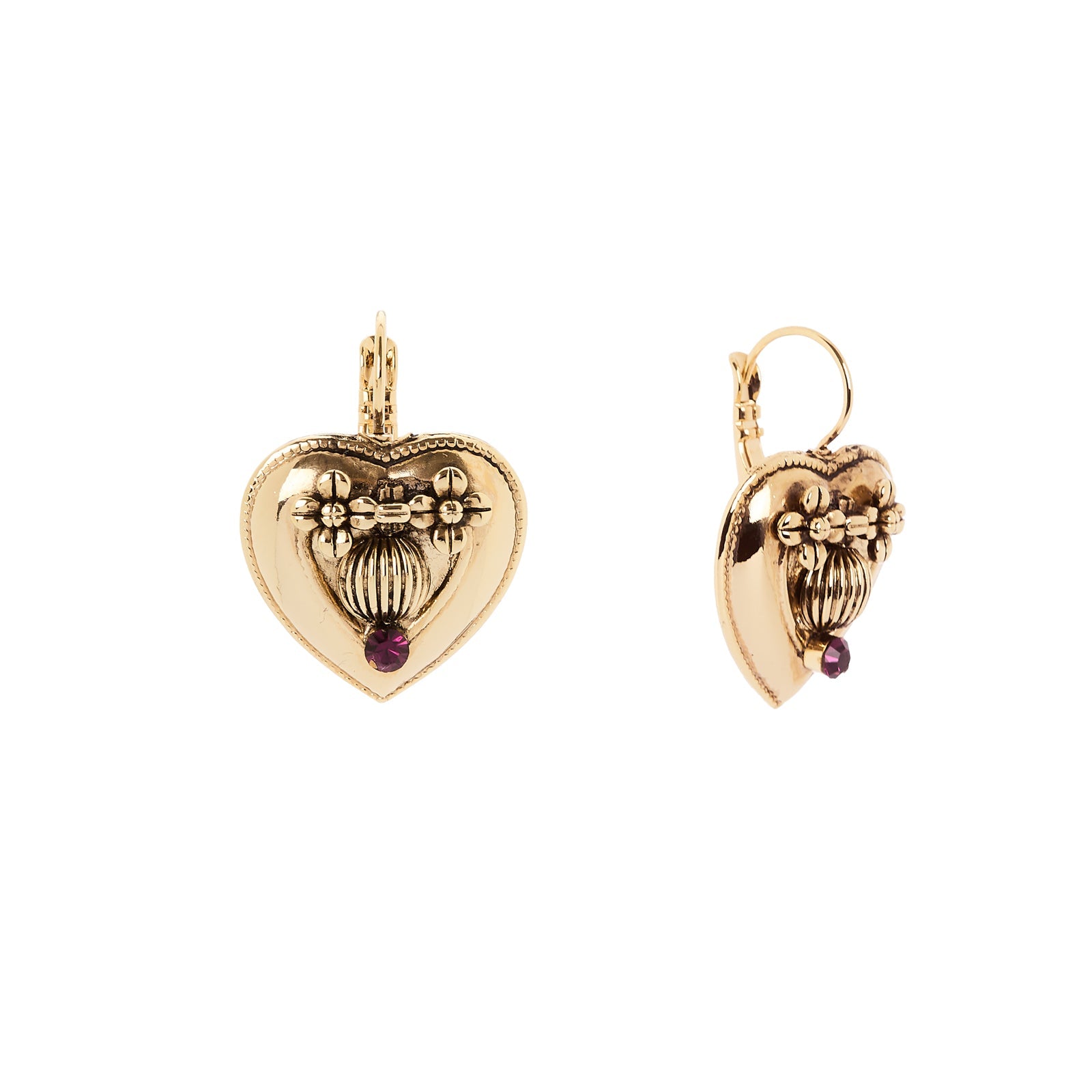 Orecchini monachella cuore Naos - Oro - Sodini Bijoux