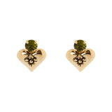 Orecchini cristallo cuore Naos - Oro - Sodini Bijoux
