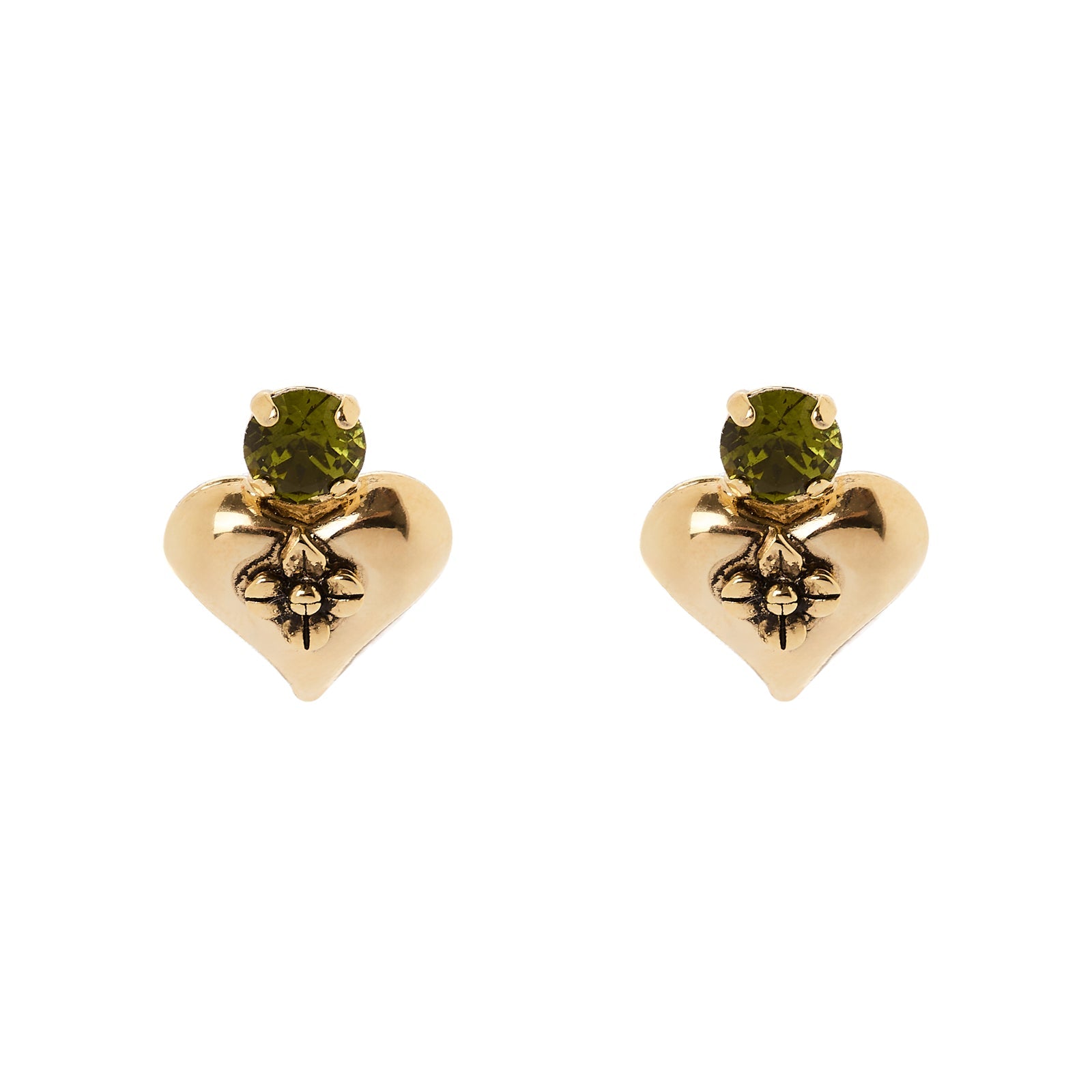 Orecchini cristallo cuore Naos - Oro - Sodini Bijoux