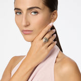 Anello cuore decorato cristallo Naos - Oro - Sodini Bijoux