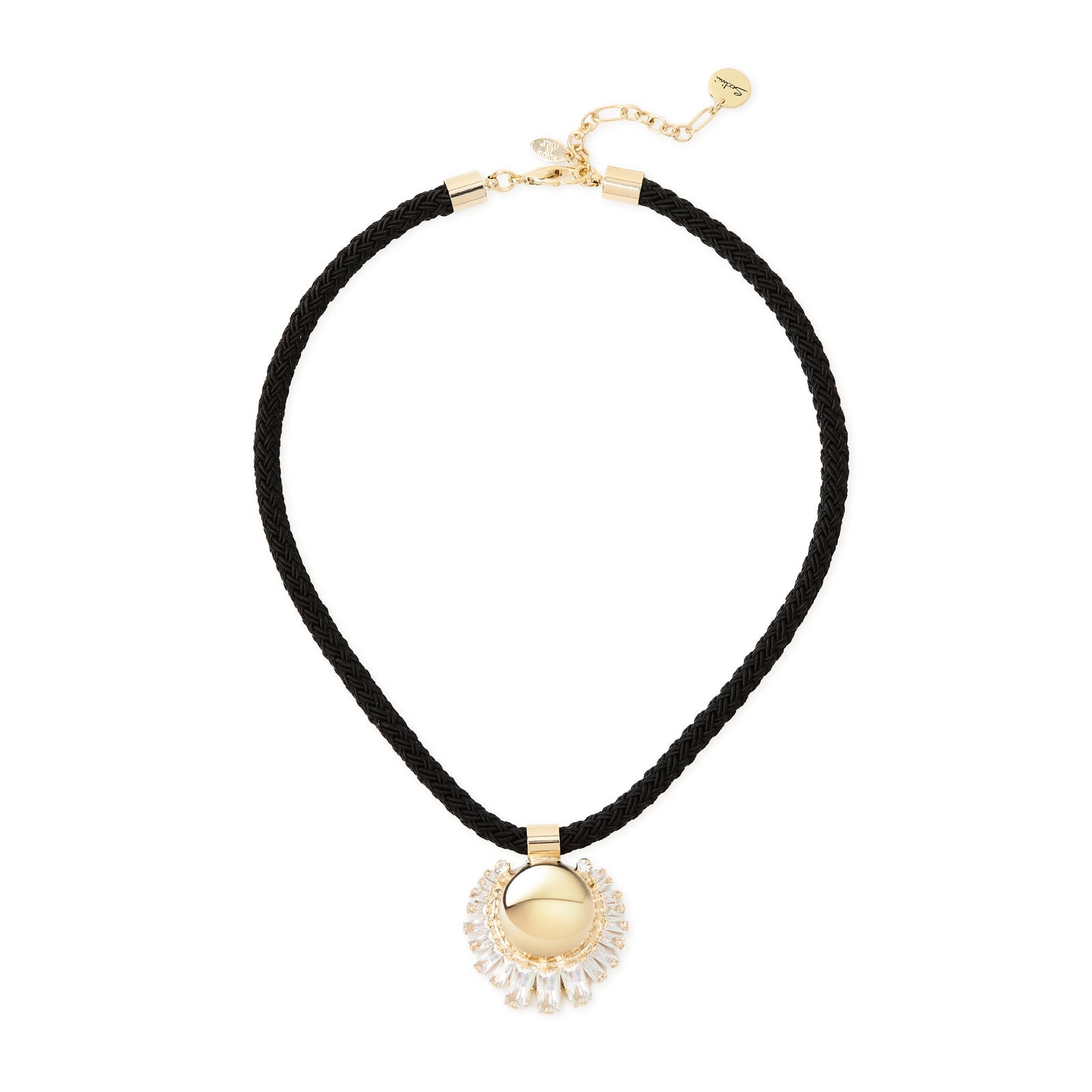 Collana corta semisfera cristalli Ember - Nero - Sodini Bijoux