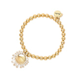 Bracciale elastico sfere e semisfera Ember - Oro - Sodini Bijoux