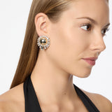 Orecchini semisfera cristalli Ember - Oro - Sodini Bijoux