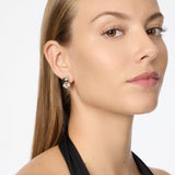 Piccoli orecchini sfera e cristalli Ember - Oro - Sodini Bijoux