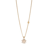 Collana con fiore e perla - Bianco - Sodini Bijoux
