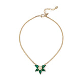 Collana charm stella - Verde - Sodini Bijoux