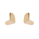 Orecchini a triangolo tridimensionale Amaranta - Oro - Sodini Bijoux