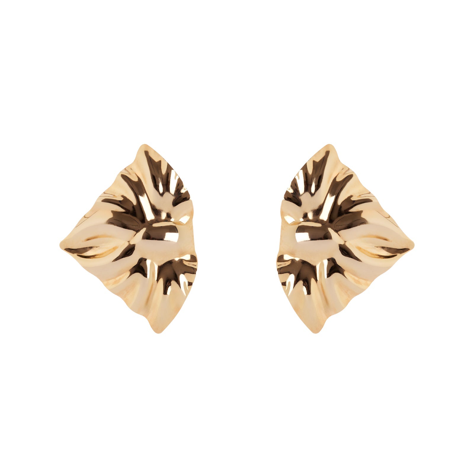 Orecchini a foglia Amaranta - Oro - Sodini Bijoux