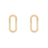 Orecchini ad anello allungato Amaranta - Oro - Sodini Bijoux