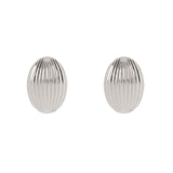 Orecchini cupola ovale Amaranta - Argento - Sodini Bijoux