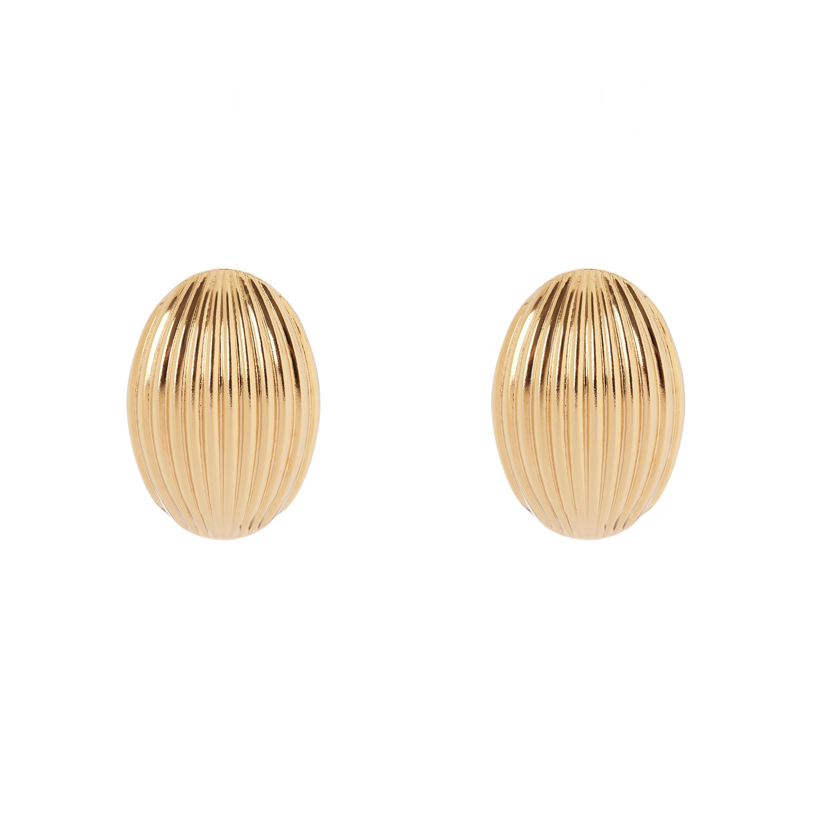 Orecchini cupola ovale Amaranta - Oro - Sodini Bijoux