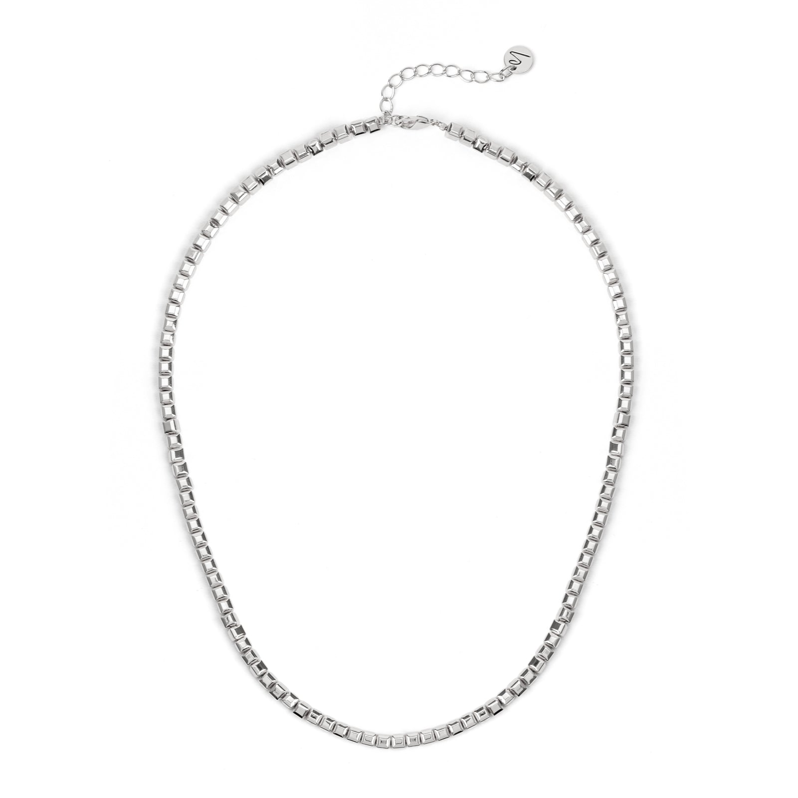 Collana corta a cubetti Agafay - Argento - Sodini Bijoux