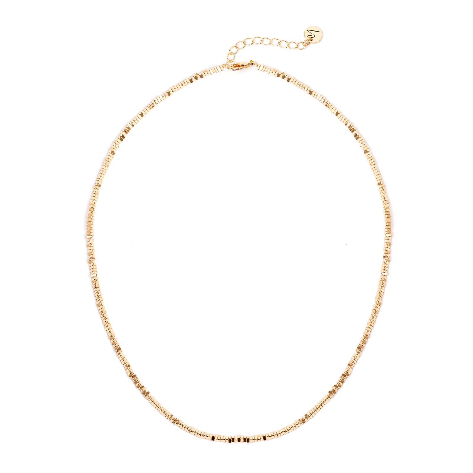 Collana corta a cubetti esagonali Agafay - Oro - Sodini Bijoux