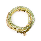 Bracciale elastico multifilo Agafay - Verde - Sodini Bijoux