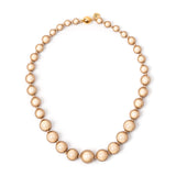Collana corta a sfere degradè Samsara - Champagne - Sodini Bijoux