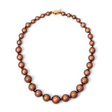 Collana corta a sfere degradè Samsara - Bronzo - Sodini Bijoux