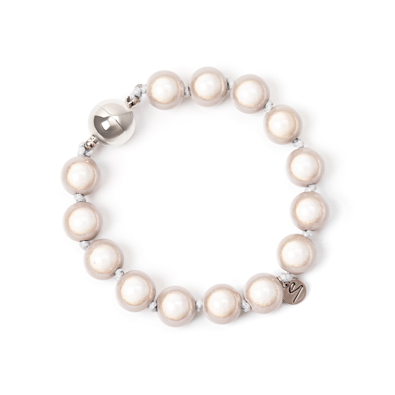 Bracciale a sfere Samsara - Bianco - Sodini Bijoux