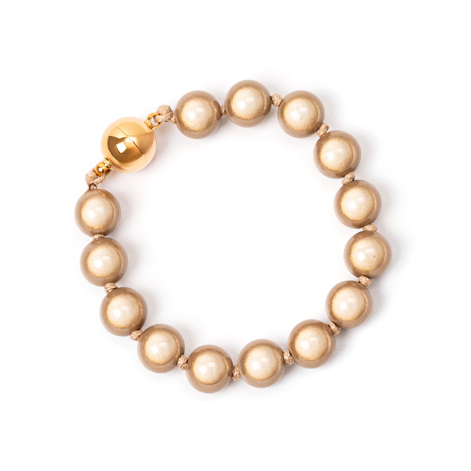 Bracciale a sfere Samsara - Champagne - Sodini Bijoux