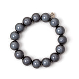 Bracciale elastico a grandi sfere Samsara - Blu - Sodini Bijoux