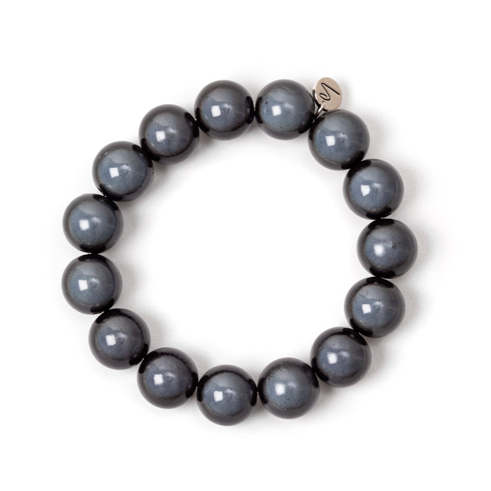 Bracciale elastico a grandi sfere Samsara - Blu - Sodini Bijoux