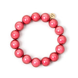 Bracciale elastico a grandi sfere Samsara - Rosa - Sodini Bijoux