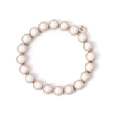 Bracciale elastico a sfere Samsara - Bianco - Sodini Bijoux