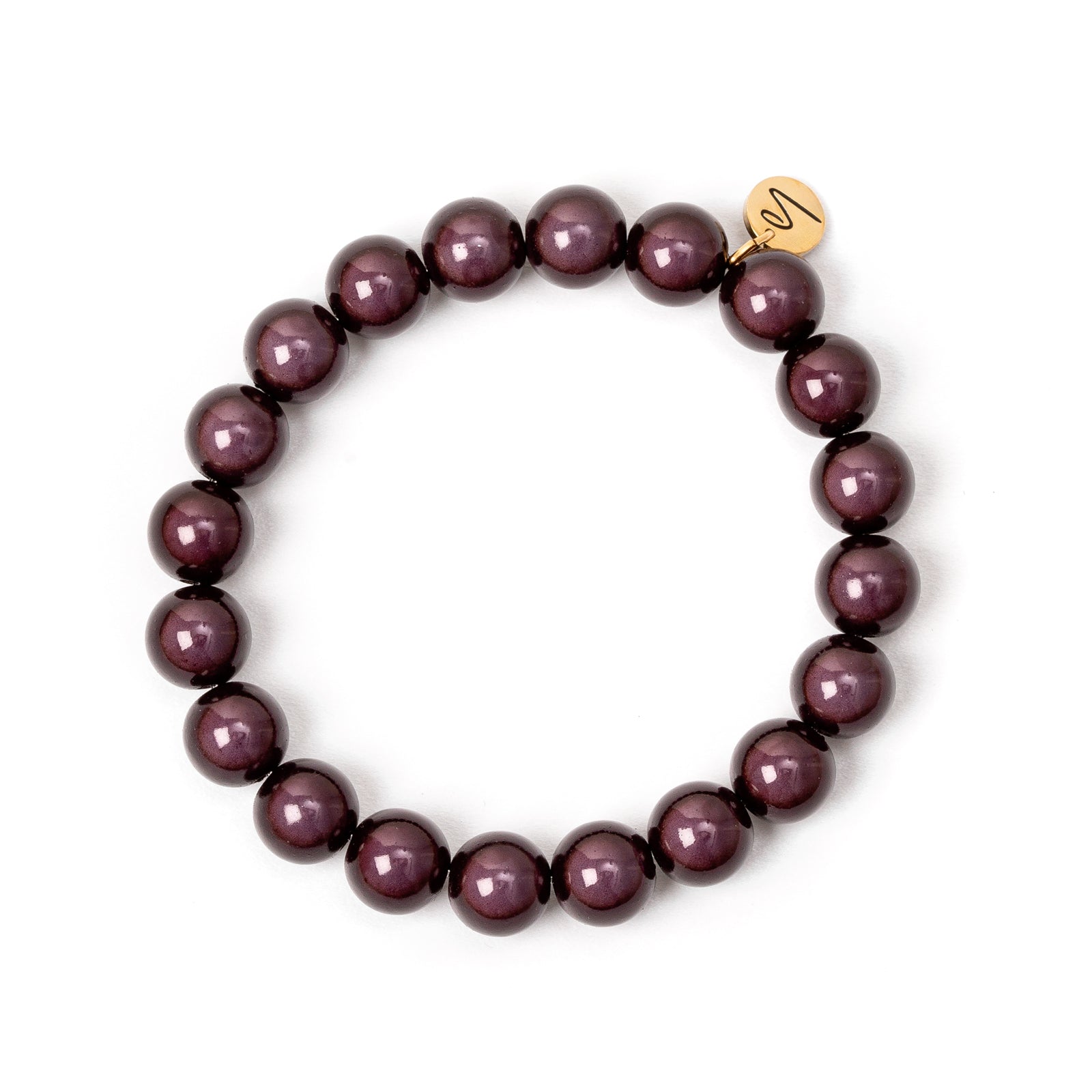 Bracciale elastico a sfere Samsara - Marrone - Sodini Bijoux