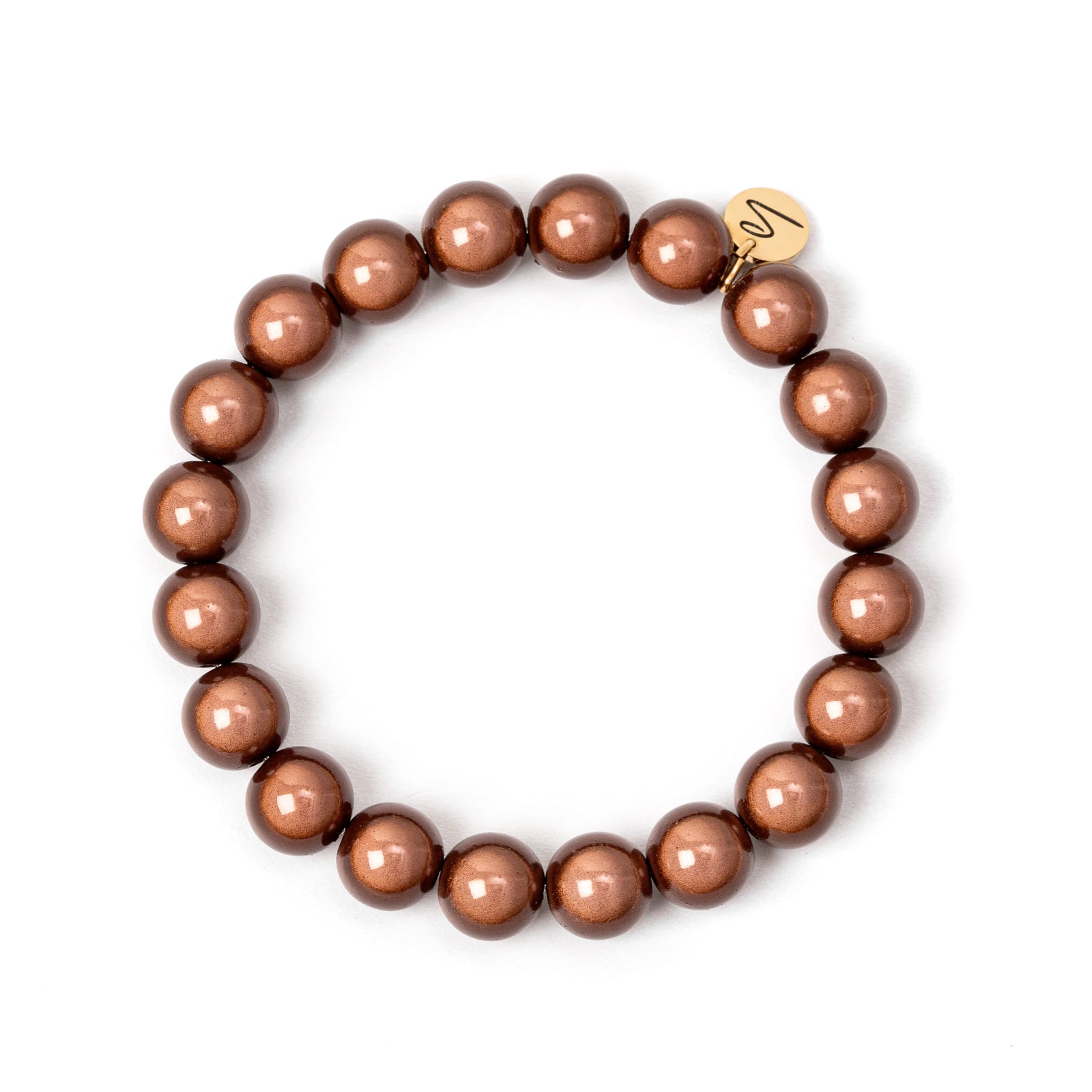 Bracciale elastico a sfere Samsara - Bronzo - Sodini Bijoux
