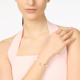 Bracciale elastico boule perline e pendenti Kay - Bianco - Sodini Bijoux