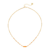 Collana corta cubetti esagonali cilindretto Agafay - Oro - Sodini Bijoux