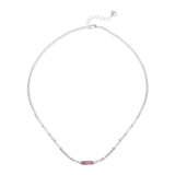 Collana corta mattoncini cilindretto Agafay - Argento - Sodini Bijoux