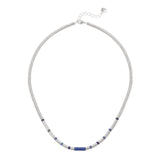 Collana corta anellini cilindretto Agafay - Argento - Sodini Bijoux