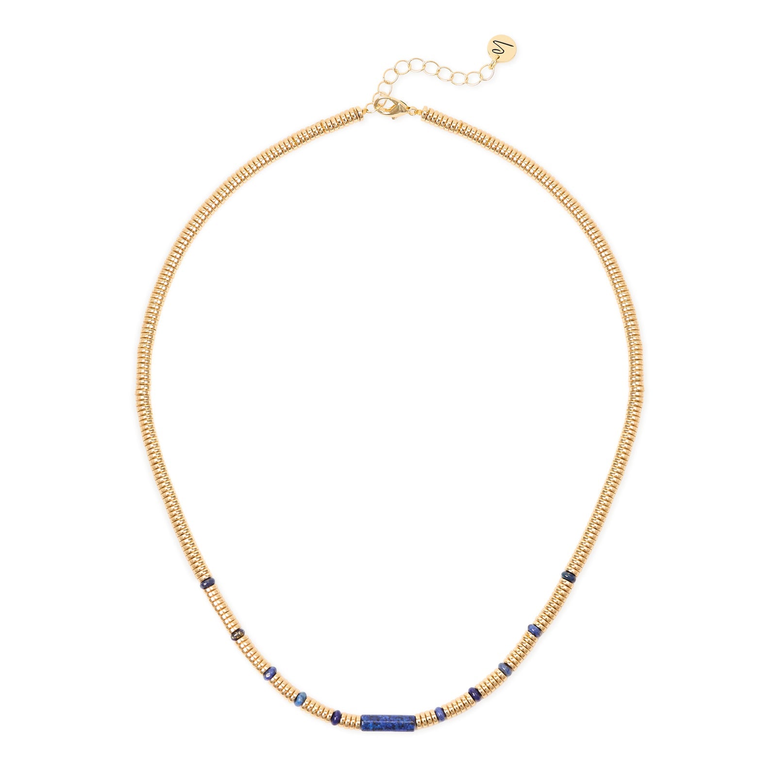 Collana corta anellini cilindretto Agafay - Oro - Sodini Bijoux