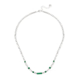 Collana corta cubetti cilindretto Agafay - Argento - Sodini Bijoux