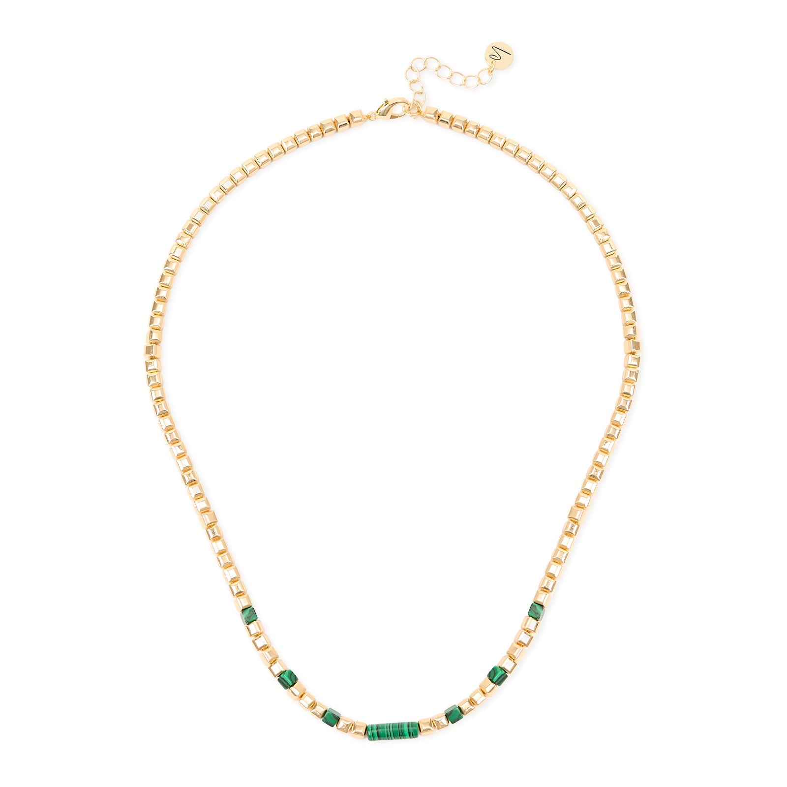 Collana corta cubetti cilindretto Agafay - Oro - Sodini Bijoux