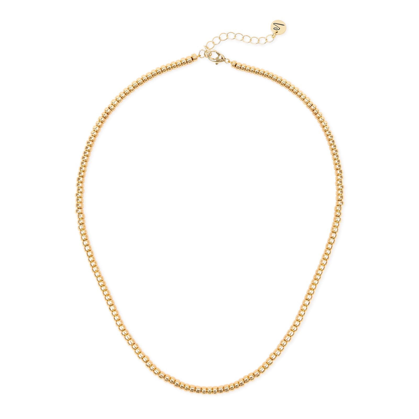 Collana corta cilindretti Agafay - Oro - Sodini Bijoux