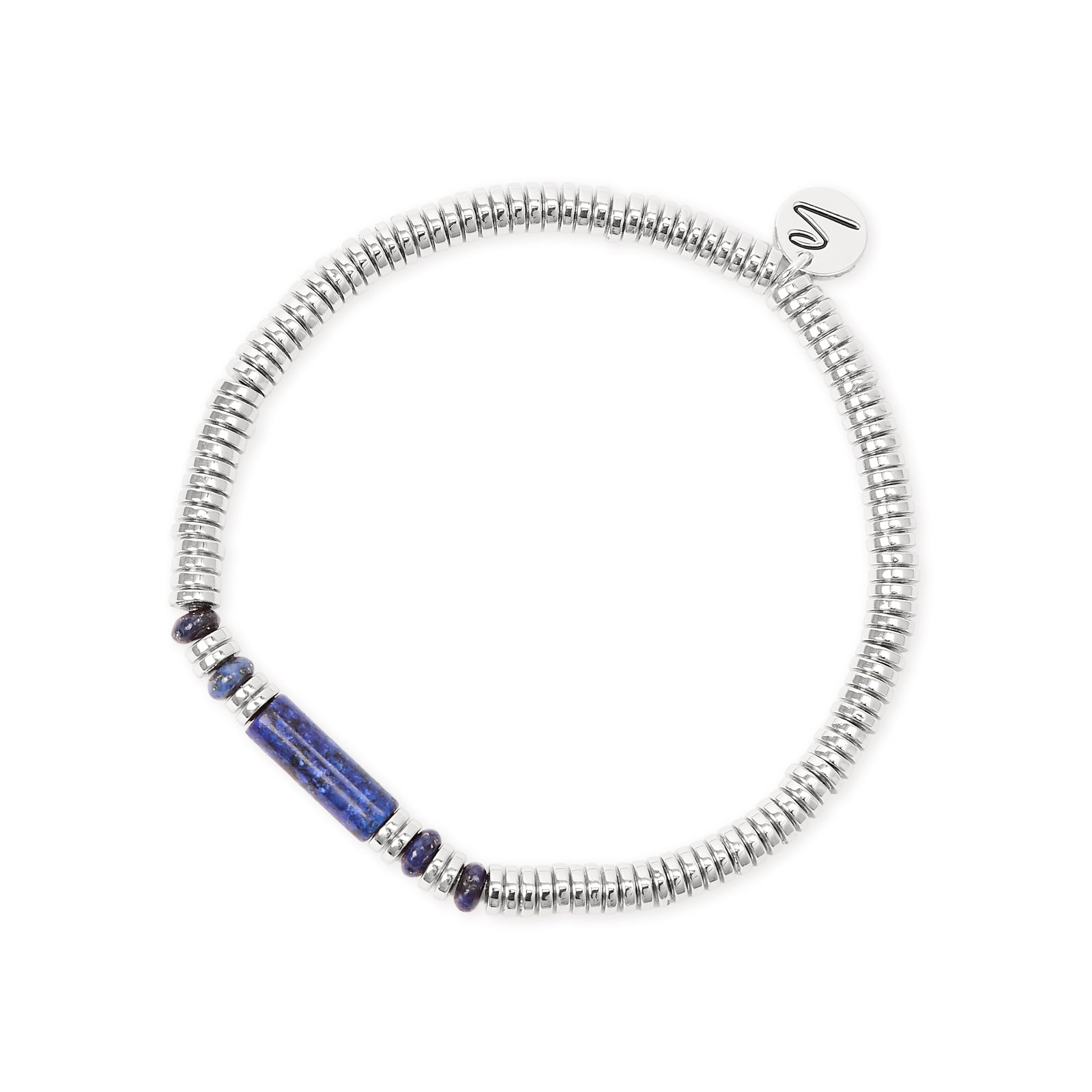 Bracciale elastico anellini Agafay - Argento - Sodini Bijoux